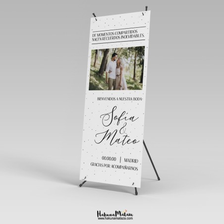 Banner personalizado con foto - Minimalista