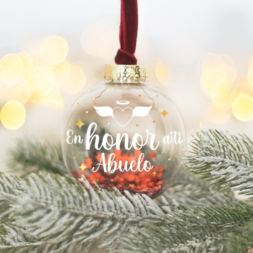 Bola de Navidad personalizada - En honor a ti