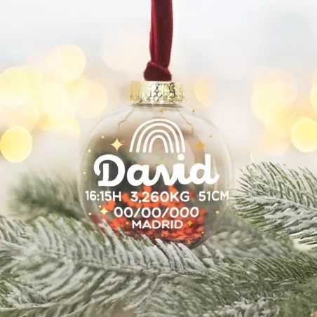 Bola de Navidad personalizada - Natalicio | Hakuna Mataza