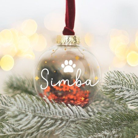 Bola de Navidad personalizada - Perro