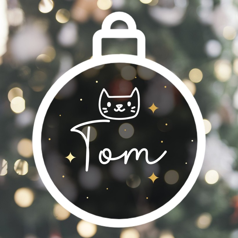 Bola de Navidad personalizada - Gato Bola de Navidad personalizada - Gato