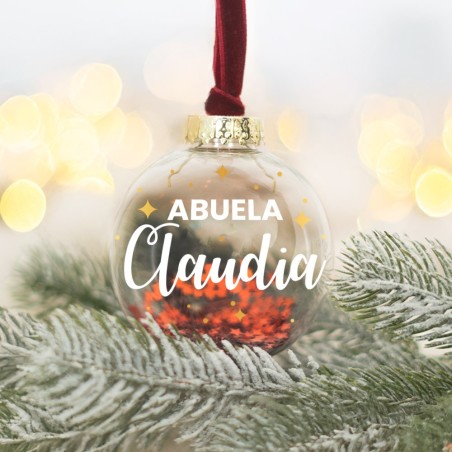 Bola de Navidad personalizada - Parentesco familia