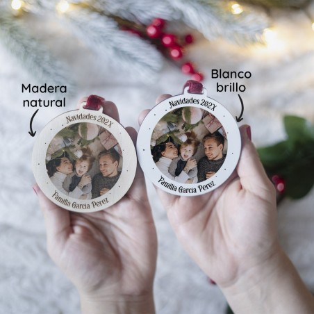 Adorno Navidad con foto - Navidades