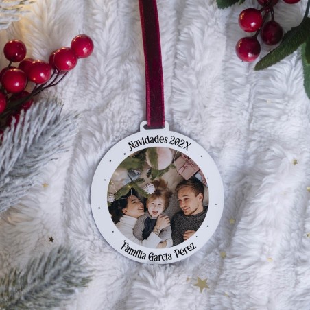Adorno Navidad con foto - Navidades Adorno Navidad con foto - Navidades