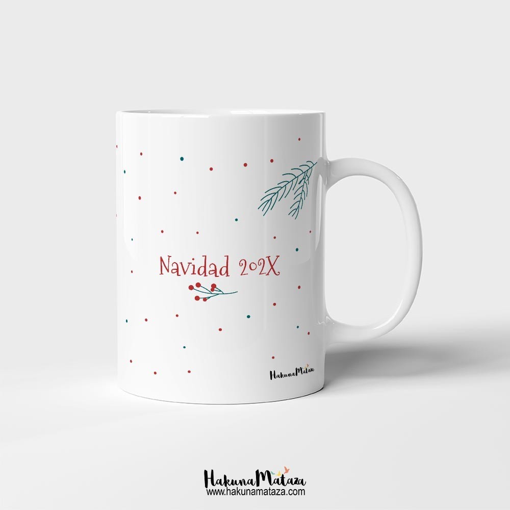 Taza personalizada Navidad - El/la favorito/a de Papá Noel