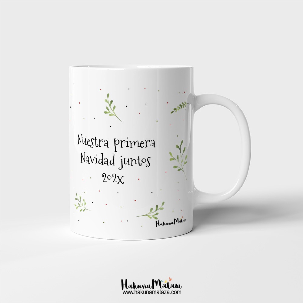 Taza Navidad - Navidad bajo el muérdago