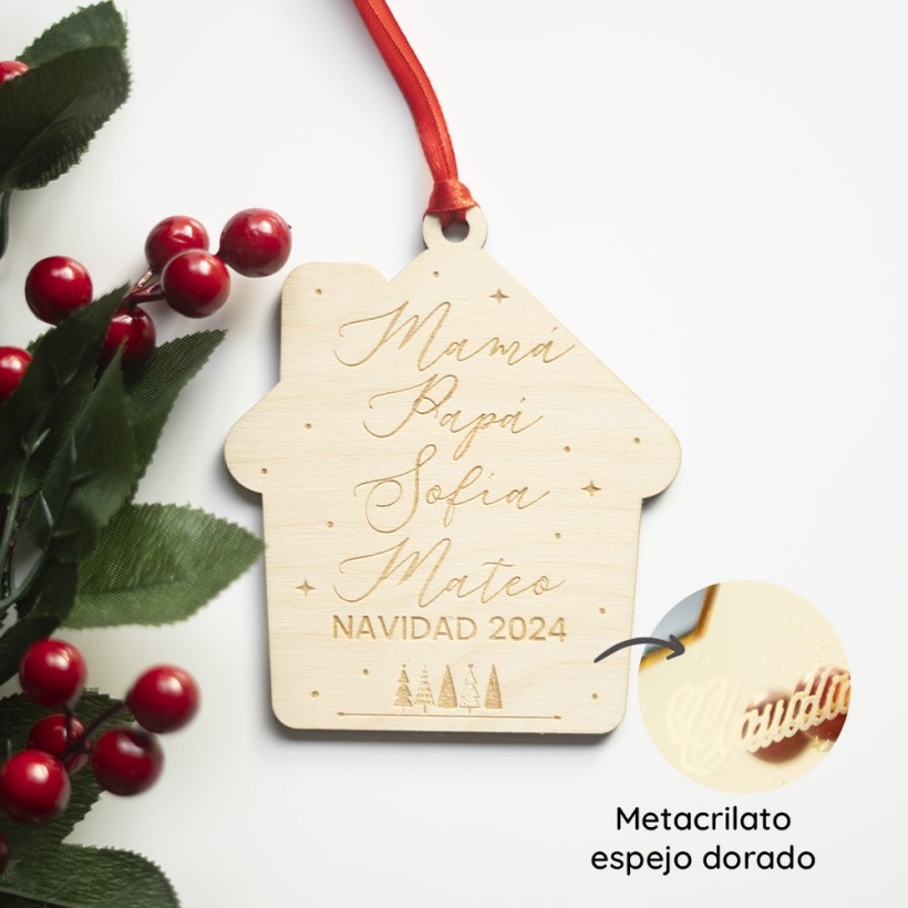 Adorno Navidad - Casa nombres familia Adorno Navidad - Casa nombres familia
