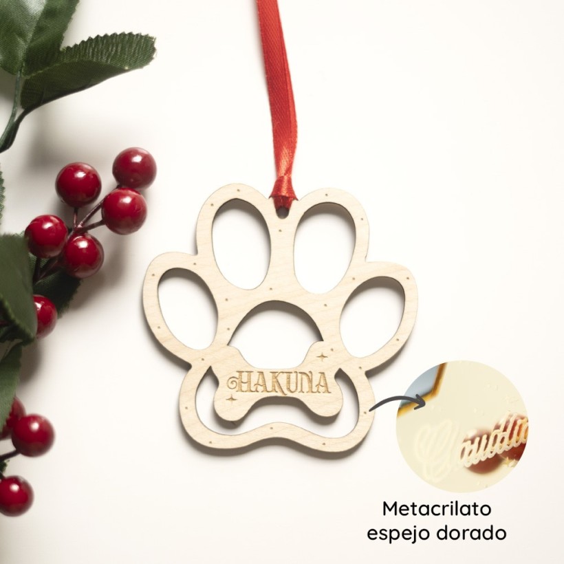 Adorno Navidad - Huella Adorno Navidad - Huella