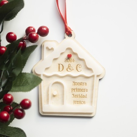 Adorno Navidad - Casa jengibre