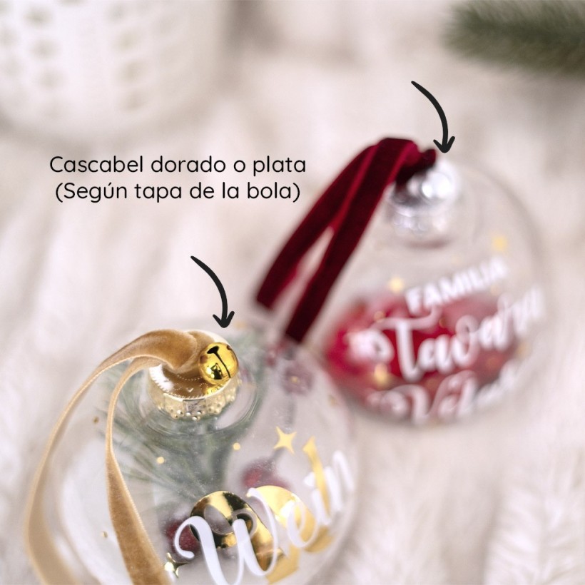 Bola de Navidad personalizada - Nuestra primera Navidad juntos Bola de Navidad personalizada - Nuestra primera Navidad juntos
