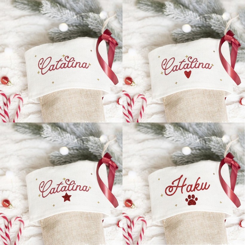 Calcetín de Navidad personalizado Calcetín de Navidad personalizado