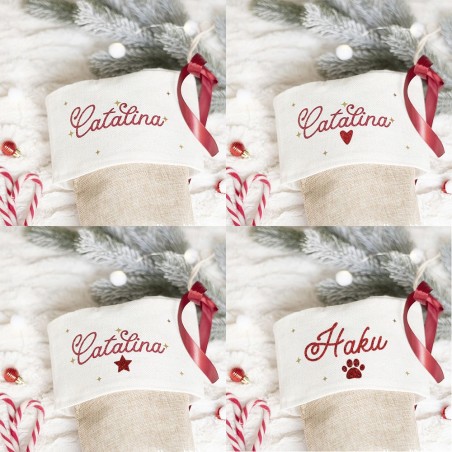 Calcetín de Navidad personalizado