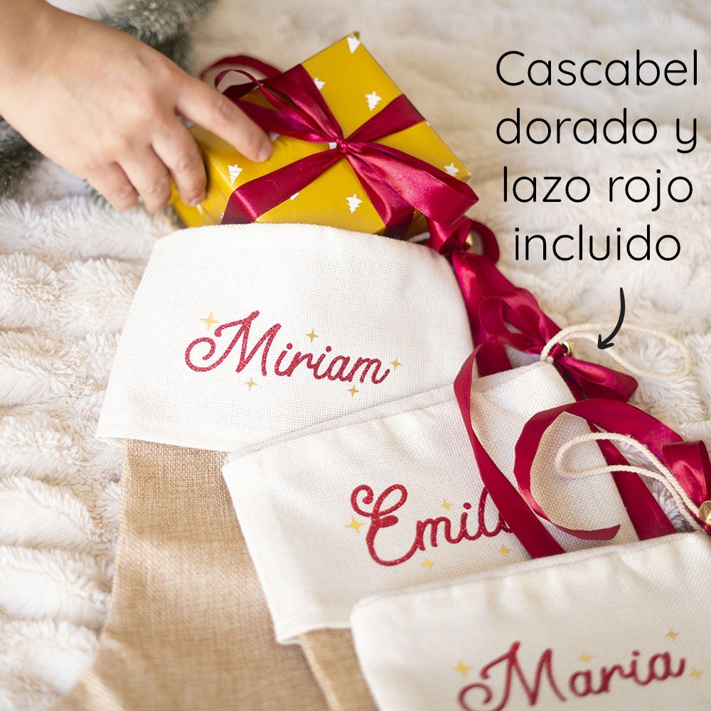 Calcetín de Navidad personalizado
