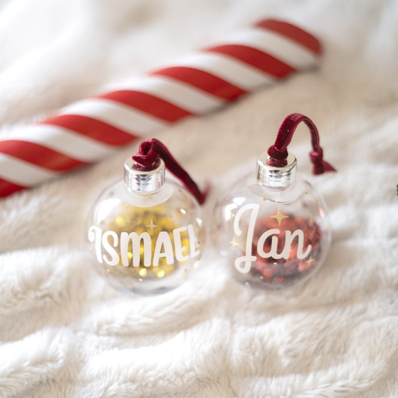 Bola de Navidad PEQUEÑA 6cm - Nombre