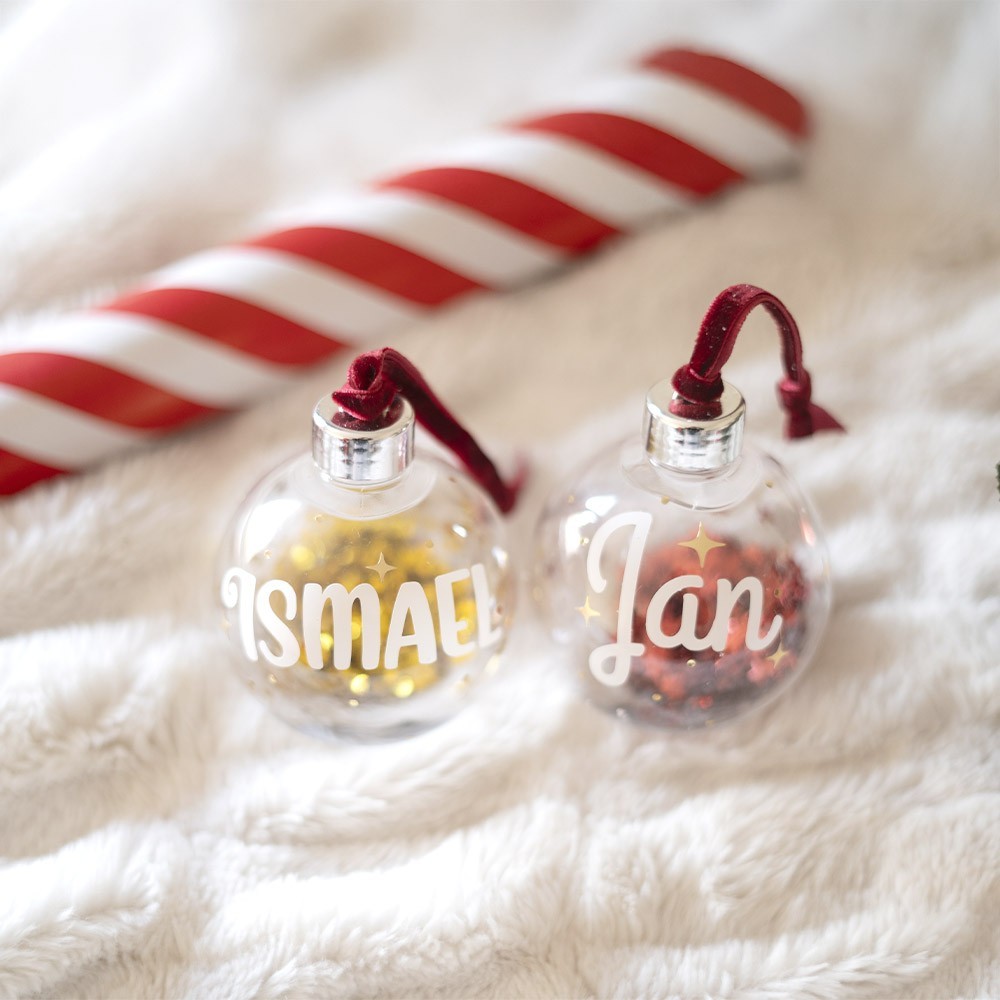 Bola de Navidad PEQUEÑA 6cm - Nombre
