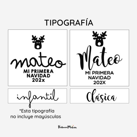 Bola de Navidad personalizada - Mi primera Navidad