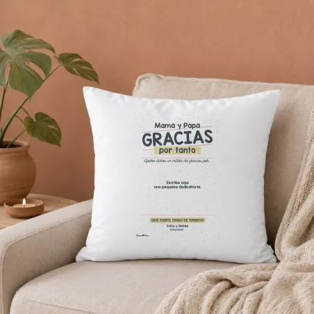 Cojín personalizado - Gracias por tanto | Hakuna Mataza