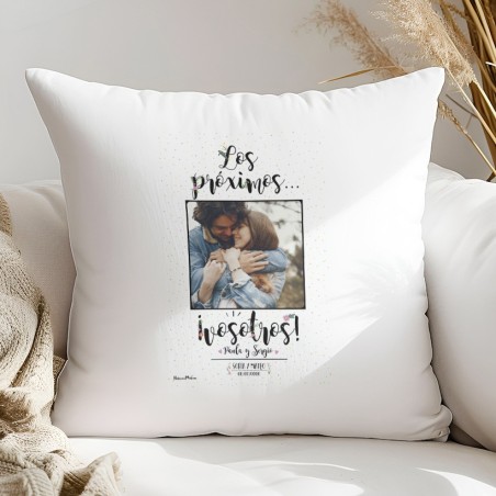 Cojín personalizado con foto - Los próximos ¡vosotros! Cojín personalizado con foto - Los próximos ¡vosotros!