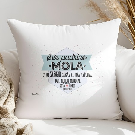 Cojín personalizado - Serás la persona más especial del mundo mundial
