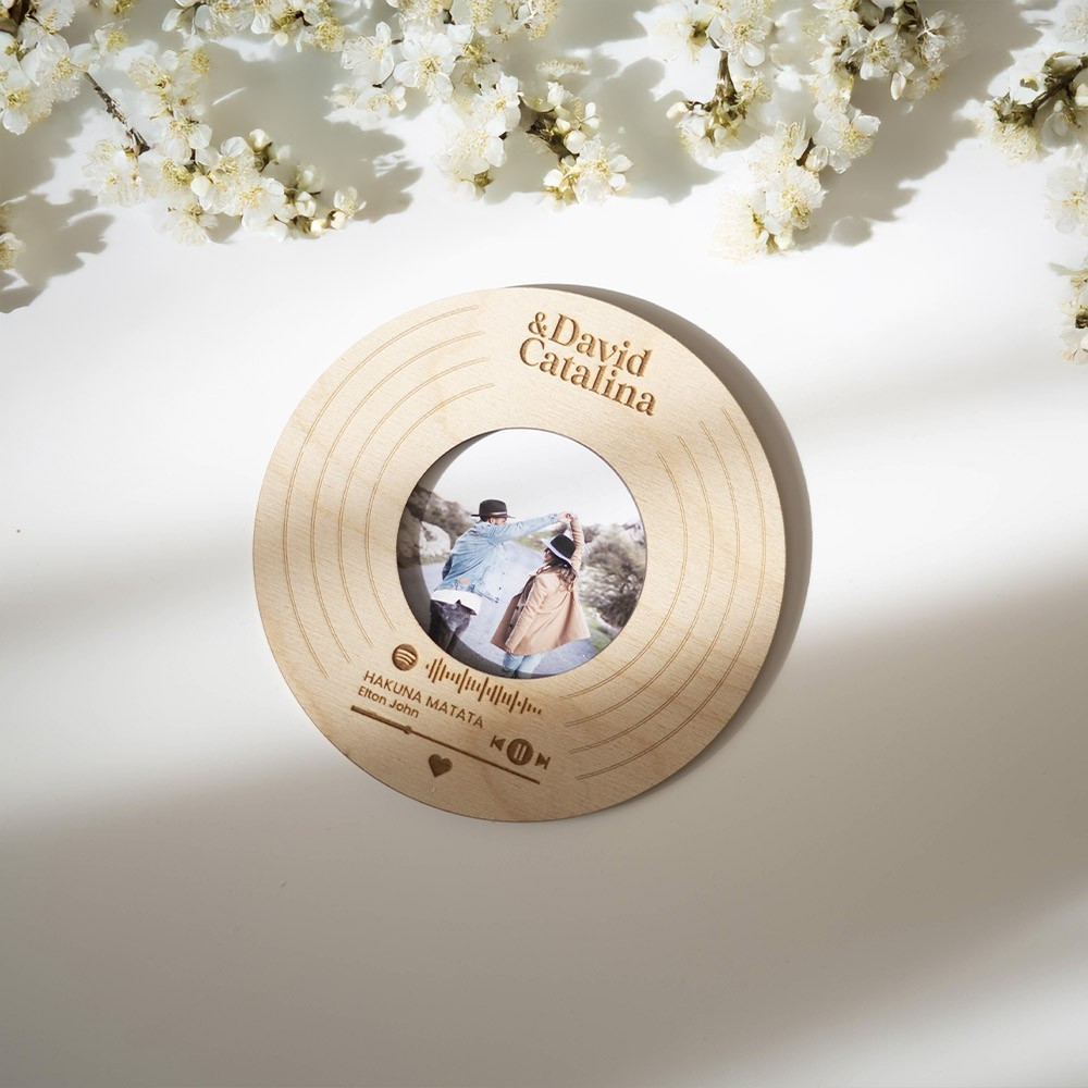 Placa Spotify circular