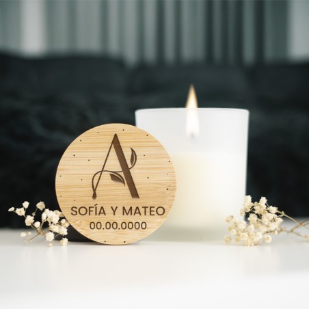 Vela personalizada - Inicial