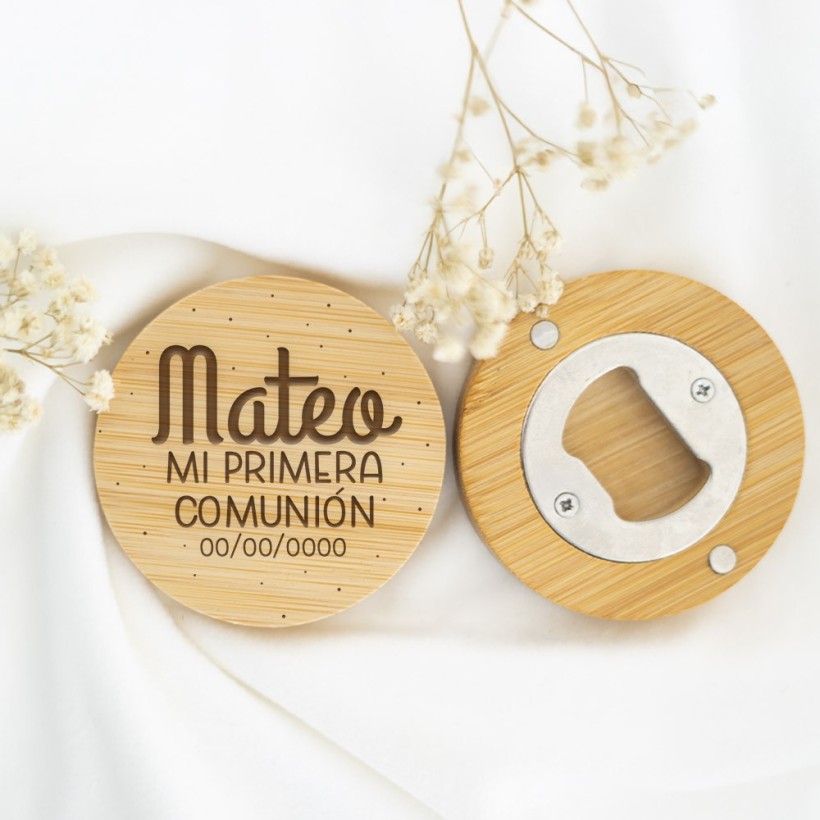 Abridor de madera personalizado - Mi primera comunión