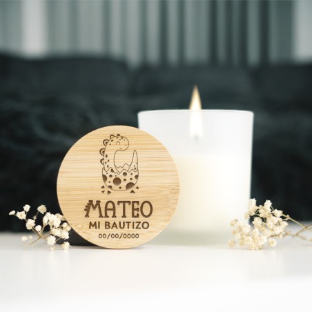 Vela personalizada - Dinosaurios