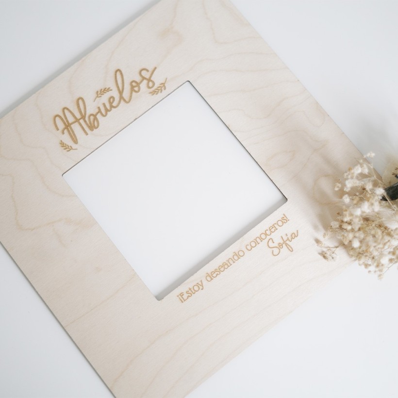 Marco de madera dedicado personalizado - Diseño clásico Marco de madera dedicado personalizado - Diseño clásico