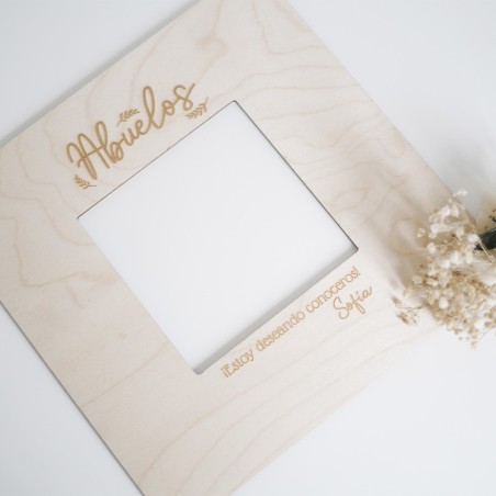 Marco de madera dedicado personalizado - Diseño clásico