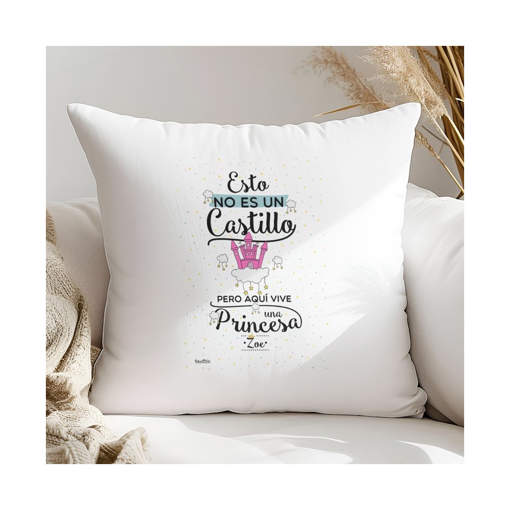 Cojín - Aquí vive una princesa