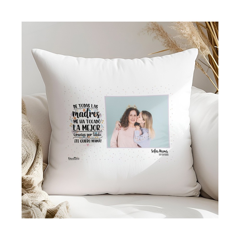 Cojín con foto - De todas las madres