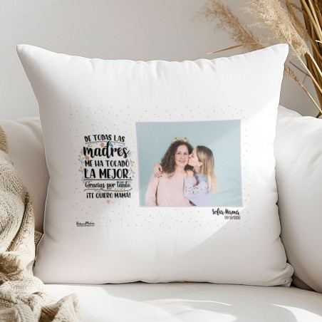 Cojín con foto - De todas las madres