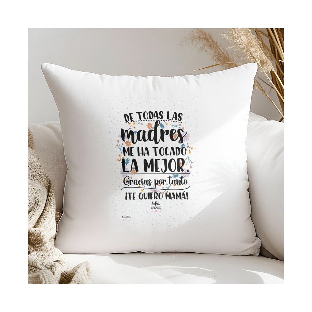 Cojín personalizado para mamá y abuela – De todas las madres