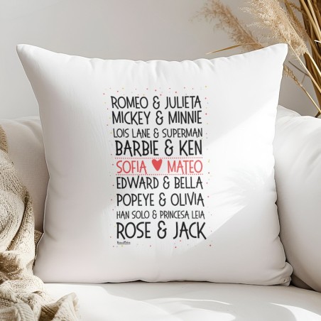 Cojín - Nuestro amor es de película