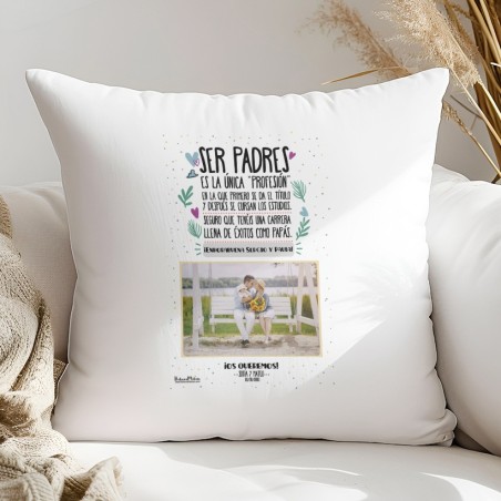 Cojín con foto - Ser padres