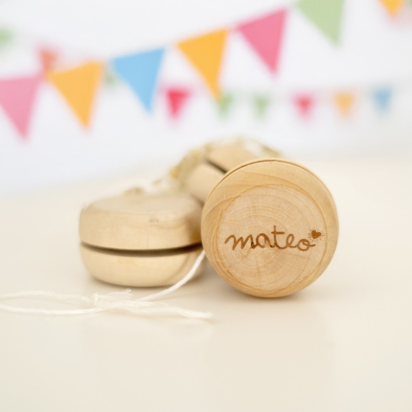 Yoyó de madera personalizado