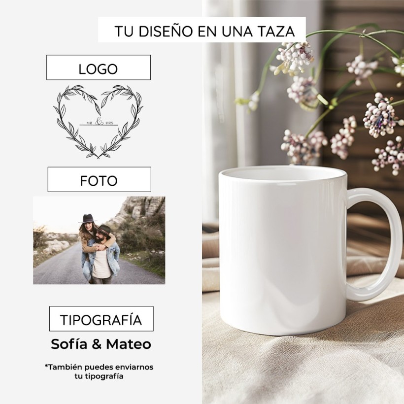 Taza personalizada con tu diseño