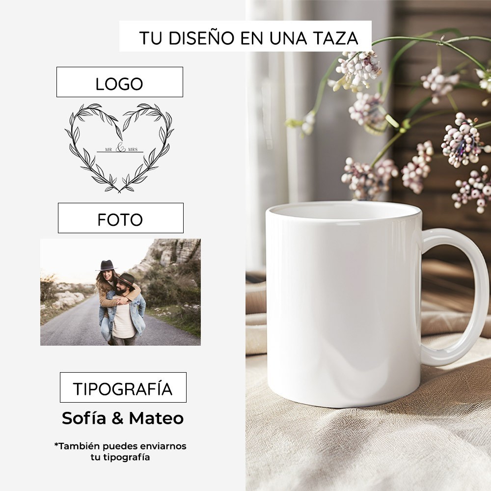 Taza personalizada con tu diseño