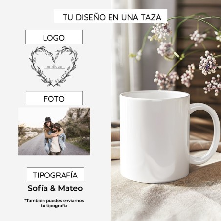 Taza personalizada con tu diseño