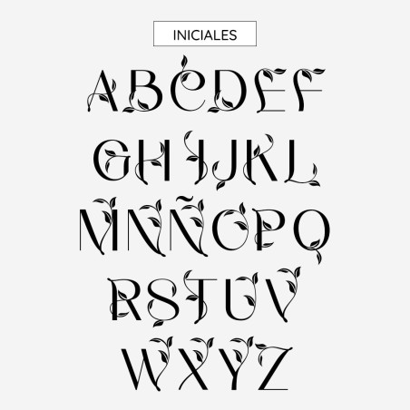 Vela personalizada - Inicial