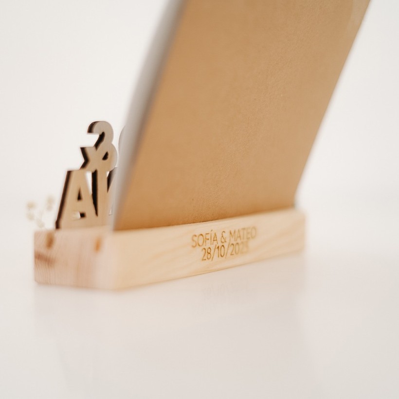 Portafotos de madera personalizado Portafotos de madera personalizado