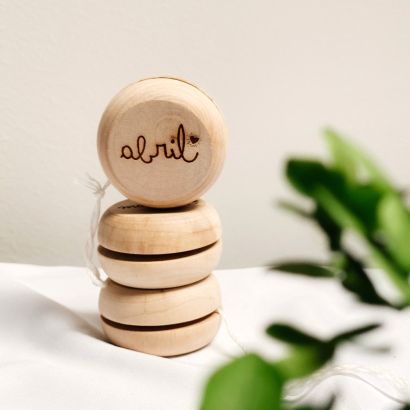 Yoyó de madera personalizado