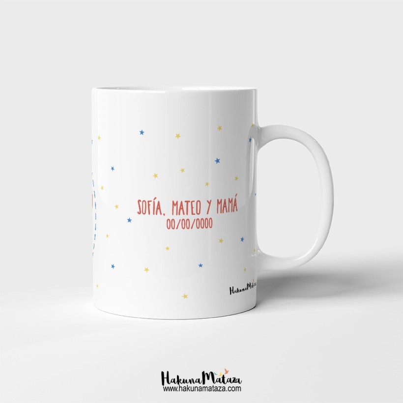 Taza personalizada - Papá nuestro héroe 2