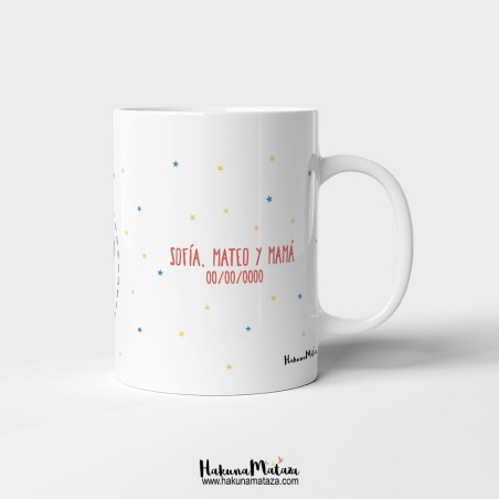 Taza personalizada - Papá nuestro héroe