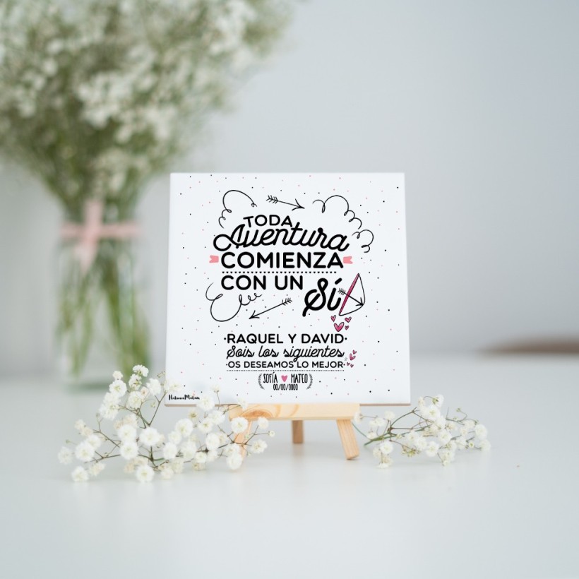 Azulejo personalizado - Toda aventura