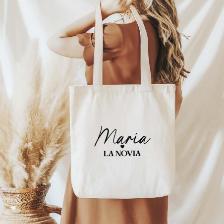 Tote Bag personalizado - Nombre y texto