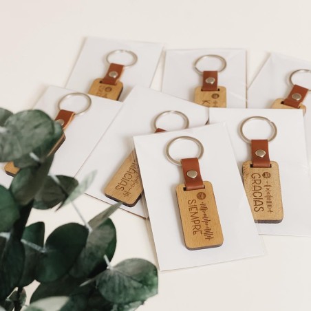 Llavero madera personalizado - Código Spotify Llavero madera personalizado - Código Spotify