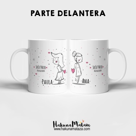 Pack de tazas personalizadas - Algo nos dice que sois los siguientes (pareja) Pack de tazas personalizadas - Algo nos dice que sois los siguientes (pareja)