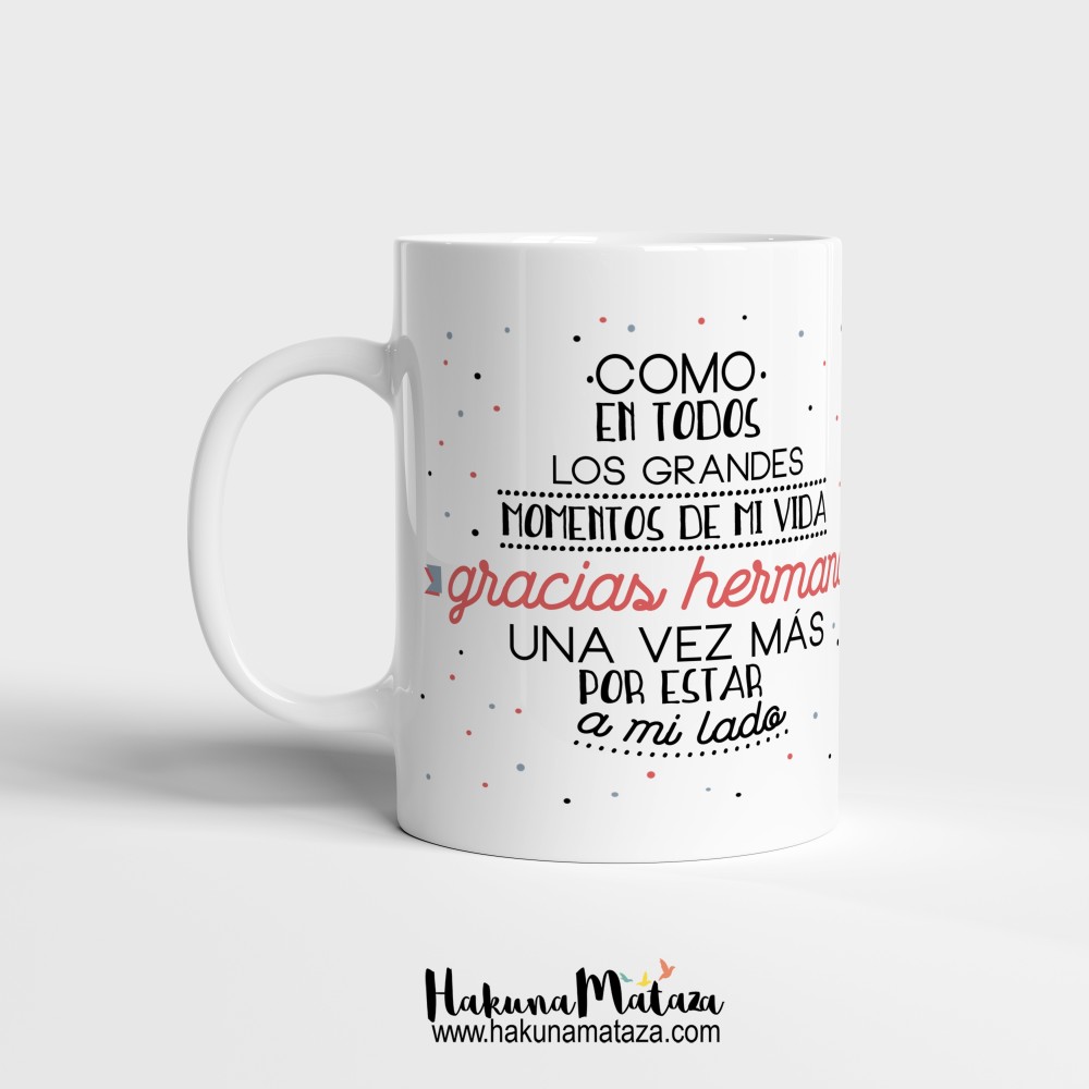 Taza personalizada - Gracias por estar a mi lado