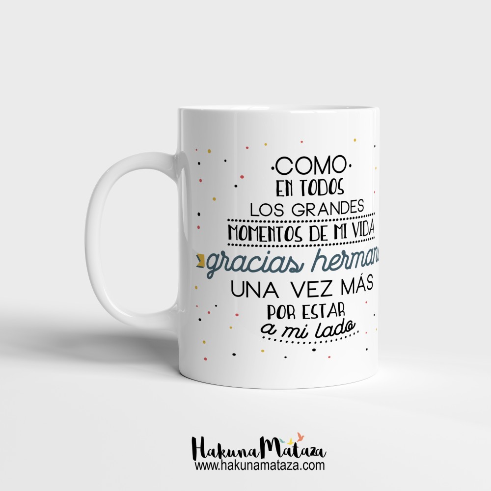 Taza personalizada - Gracias por estar a mi lado
